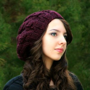 Slouchy Hat Knitting Pattern - The Cables
