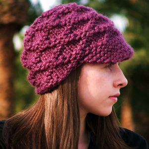 Knit Beanie Pattern - The Crystals