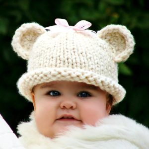 Knit Beanie Pattern - The Baby Bear