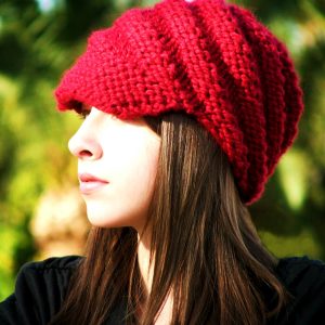 Knit Beanie Pattern - The Spiral Shell
