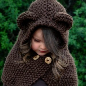Bear Cowl Knitting Pattern