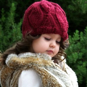 Knit Beanie Pattern - The Flowing Flames