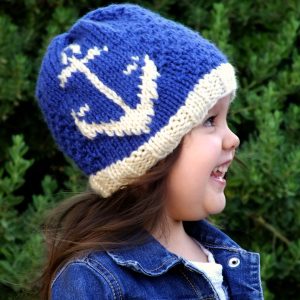 Knit Beanie Pattern - The Harbor Anchor