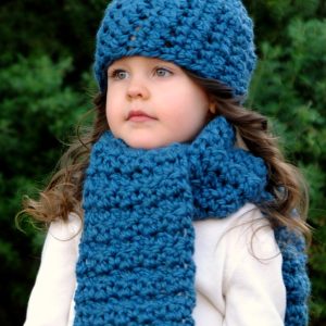 Crochet Scarf Pattern – The London Hat & Scarf Set