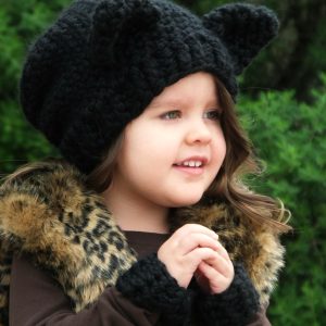 Slouchy Hat Crochet Pattern - The Panther Set