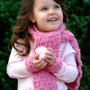 Knit Scarf Pattern – The Rosette Scarf