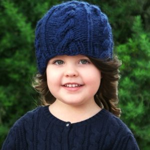 Knit Beanie Pattern - The Sapphira
