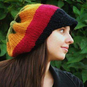 Slouchy Hat Knitting Pattern - The Rasta